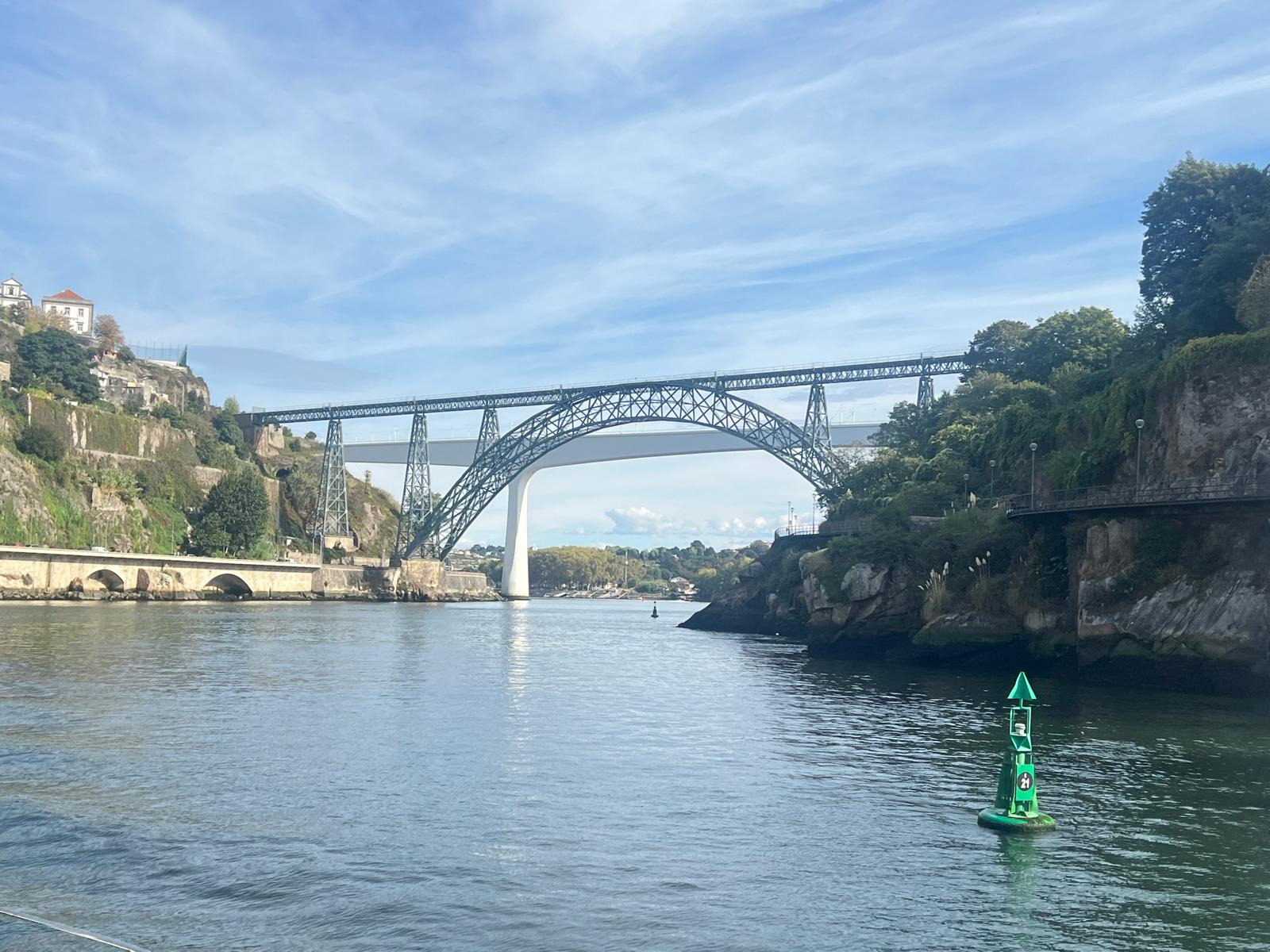 Returning to harbour after sailing all six bridges of Porto